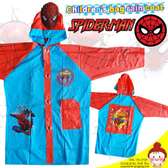 *Inflatable brim kids disney cartoon themed raincoats