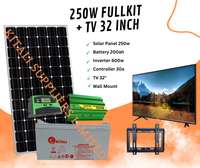 KITALI 250watts Solar Fullkit With 32 Inch Tv