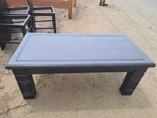 Dark walnut coffee table