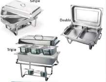 Efficient Triple Chafing Dishes