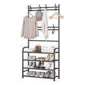 Multi-functional  shoe and hat rack