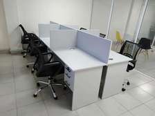 Four way office working station