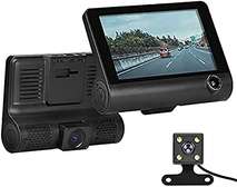 4inch HD 1080P Three Lens Vehicle Car DVR Dash Cam