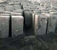 Machine cut stones