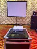 Hire Both projector and Projection screen