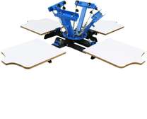 4Color 4Station Screen Printing for T-Shirt Machine