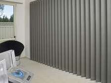 GOOD HEAVY FABRIC OFFICE BLINDS.,