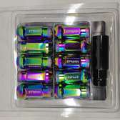 Aluminum Alloy Lug Nuts –neon chrome