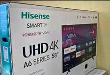 58 Hisense smart UHD 4K Frameless +Free wall mount