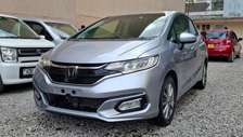 Honda Fit EX Hybrid Silver Color 2018 model fully loaded.