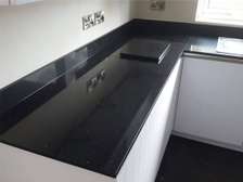 Galaxy black granite kitchen counter top