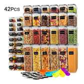 42pcs Pantry containers organizers
