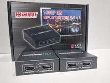 Full HD HDMI Splitter 1X2 2 Port Hub Repeater Amplifier v1.4