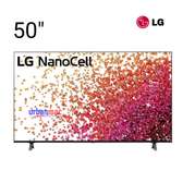 LG 50″ 50NANO75VPA Real 4K NanoCell TV, Cinema Screen