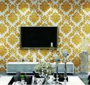 decorative gold themed wallpaper
