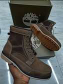 Timberland Boots Leather Casual Shoes in Coffee Brown