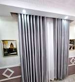 Silver heavy curtains