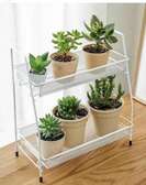 2 layer white organizer rack