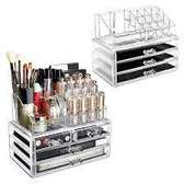 Acrylic Clear Cosmetic Makeup Container Storage Box