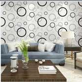 black and white themed self adhesive wallpaper