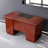 Office Desk; 1400mm Mahogany Office Desk