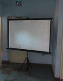 tripod projector screen 84*84 for hire
