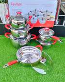 12pcs Stainless steel cookware set*