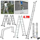 4x4 Aluminium Ladder 4.7 m Folding Multi Ladder