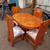 4 Seater Oval Shaped Mahogany Wood Tables