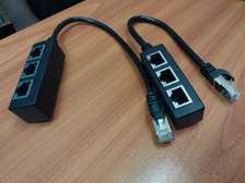 RJ45 1 To 3 Ethernet LAN Network Cable Splitter 3Way Adapter
