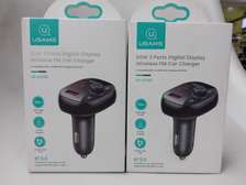 Usams 50W 3 Ports Fast Charging Car Charger Digital Display