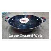 Signature 38CM PERFECT ENAMEL Non-Stick Wok Deep & Stir Pan