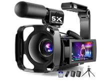 5K Video Camera Camcorder, UHD 64MP