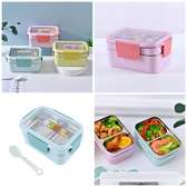 DOUBLE LAYERED CHILDREN STAINLESS STEEL LUNCH BOX