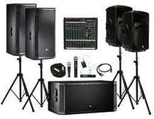 SOUND SYSTEM AVAILABLE FOR HIRE
