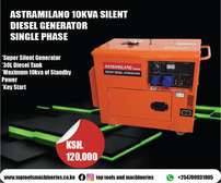Astramilano 10kva Silent Diesel Generator Single Phase