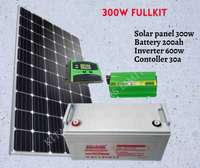 300w solar fullkit 200ah 10hr system