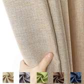 Quality plain color curtains