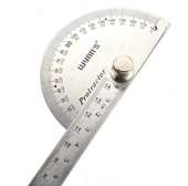 2 in 1 stainless steel protractor and ruler for sale