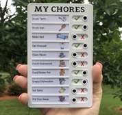 My chores kids checklist board