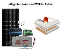 56 Eggs Incubator + 200w Solar Fullkit