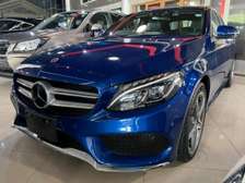 Mercedes Benz AMG C200 blue 2019