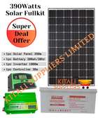 390watts solar fullkit