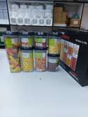 7pcs Transparent Acrylic Cereal Food/Pantry Storage