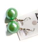 Womens Green Crystal Bracelet and earrings