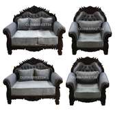 Sofa Set 7 Seater With Quality Hardwood and Fabric