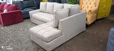 L-shaped sofa set made by hardwood