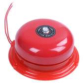 AC 220V Fire Alarm Round Shape Electric Bell Red