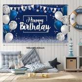 Navy Blue Birthday Confetti Balloons Kit