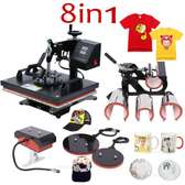 8 in 1 Combo Heat press Machine Sublimation Print